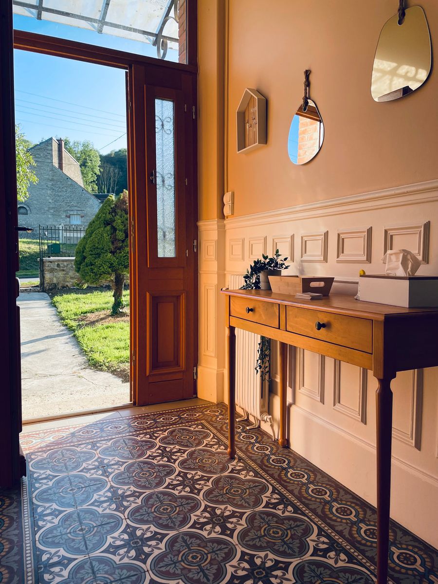 L’entrée et ses carreaux anciens