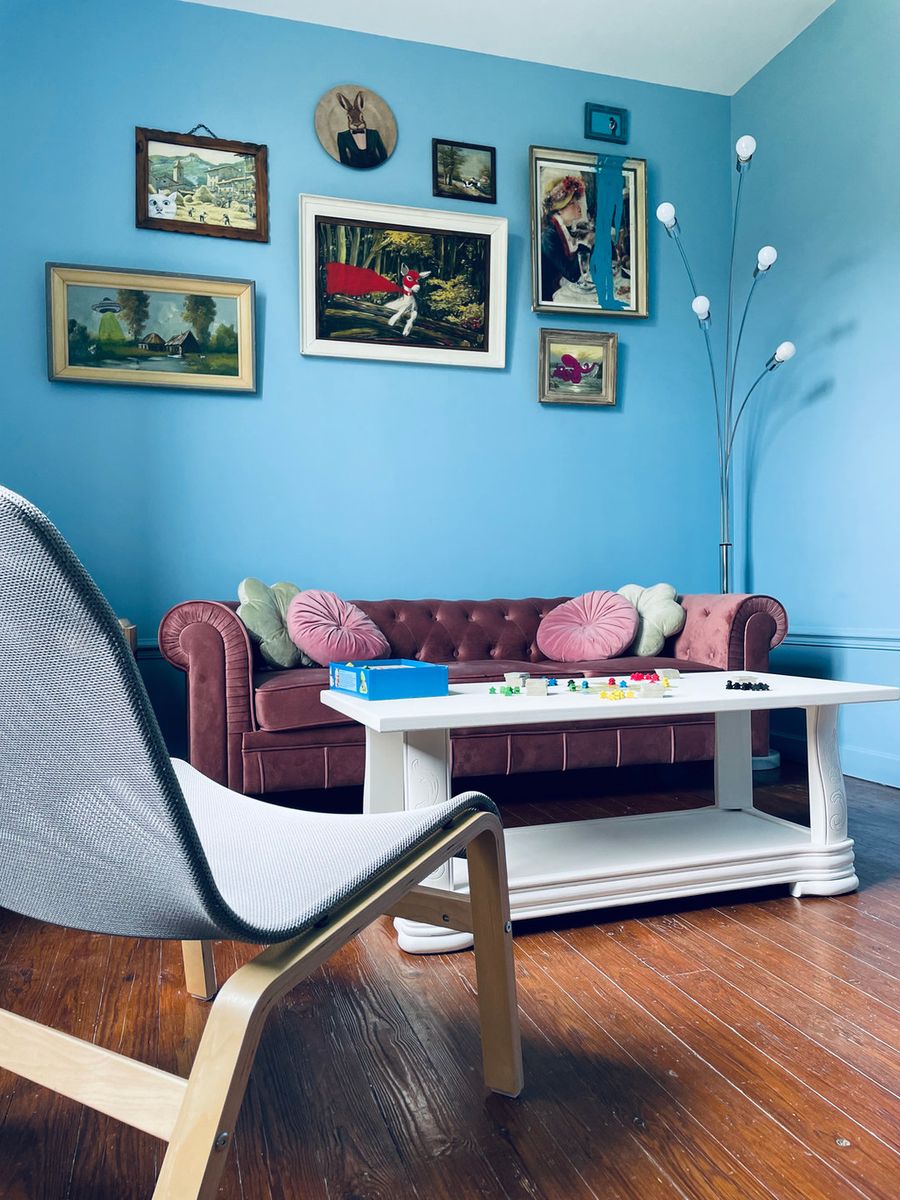 Le salon bleu