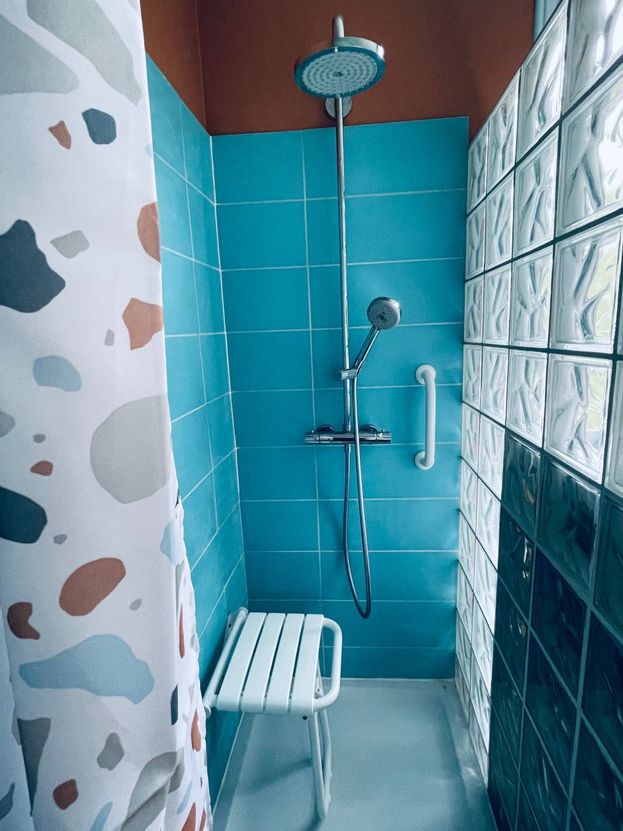 La salle de douche